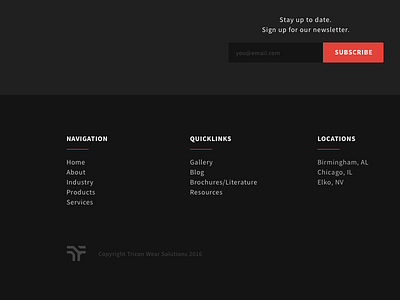 Header/Footer caddis design ui visual web