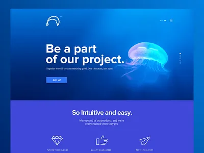 Dorado ladning page (WIP) design dolphin landingpage logo minimal typography ui ux web webdesign website