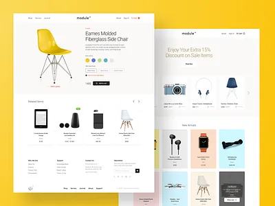 Module UI Kit Sample | Ecommerce catalog ecommerce product card sample ui kit