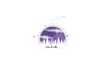 17. Love me some purple Moon ( Daily Illustration ) daily design galaxy illustration moon nasa project purple simple space vector