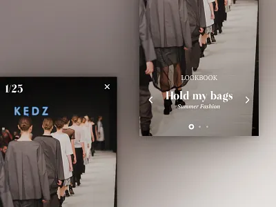 Day 042 — Fashion app daily100 dailyui day042 fashion free freebie look magazine store ui ux