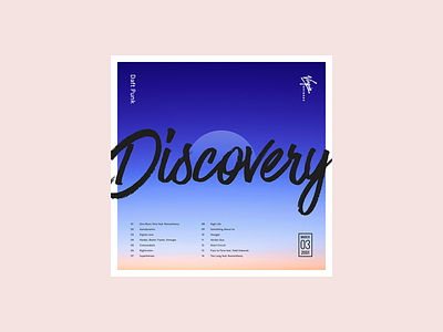 088 - Album Cover album cover daft punk design discovery france french music paris