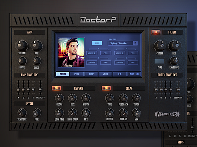Doctor P VST UI doctor p gui plugin printzboard stonebridge ui voger vst