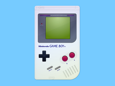 Sketch - Vector Game boy console gameboy illustration sketch vector