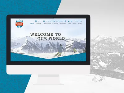 Gaissau Hintersee ski resort nature responsive ski resort snow sports user experience website winter winter sports