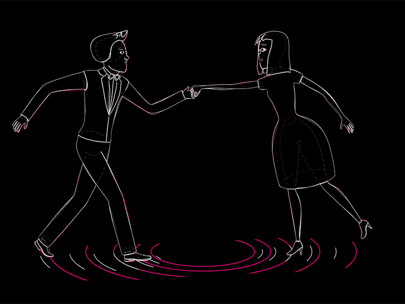 Style Research / NPR 3d after effects animation art direction b3d dance design line art motion design motion graphics npr style research