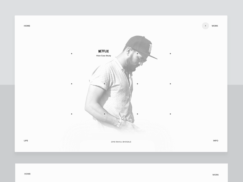 Light or Dark creative freelancer homepage minimal motion portfolio portfolio site simple site ui ux web