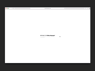 Republic of Fritz Hansen, fair design event fair furniture landingpage onepage responsive webdesign