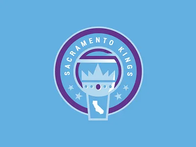 Sacramento Kings, primary logo basketball basketball logo branding logo logos roundel sports sports logo
