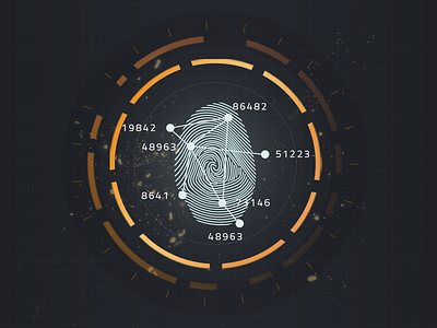 Thumb ID Scan id scan login photoshop