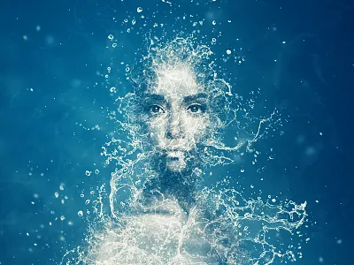 Water Photoshop Action action actions aqua gold liquid photo photo effects photography photoshop silver splash water