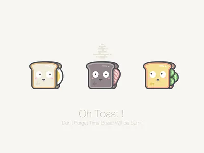 Toast beef bread breakfast cute egg food funny happy toast