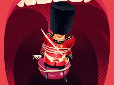 Release your English advertising illustration