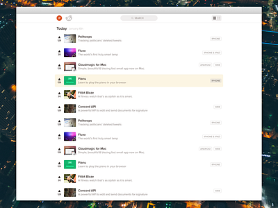 Prdcthnt / Rddt bacon im back baby product hunt reddit simple website white
