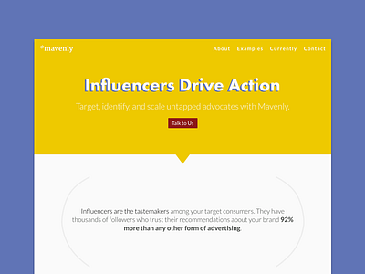 Mavenly Marketing Site Design marketing marketingsite website wordpress