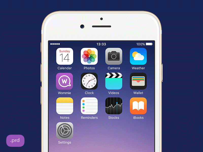 Apple App Icon 3D Touch [Principle Template] 3d touch app icon freebie icon interaction ios iphone 6s mockup principle sketch template ux