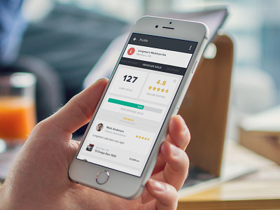 eBlock - Profile View app design flat mobile profile ui ux