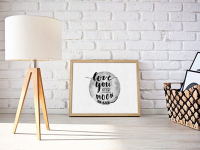 Frame vol. 2 - 10 photo mockups artwork brick font frame illustration photo mockup picture poster psd smart object typography wall