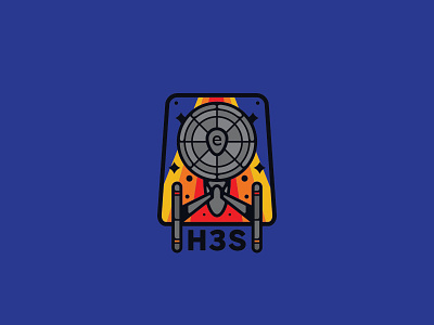 H3S color design enterprise illustration scheme