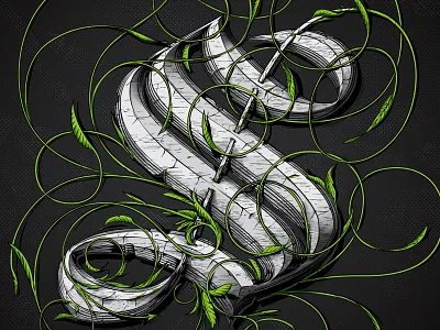 Typefight! blackletter botanical etching lettering s typefight