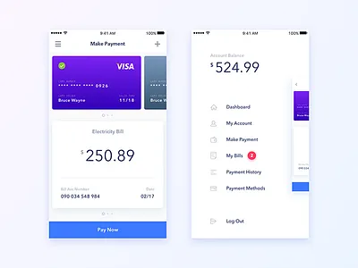 Payment App - WIP app bill design ios iphone minimal payment todo ui ux