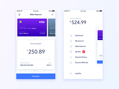 Payment App - WIP app bill design ios iphone minimal payment todo ui ux