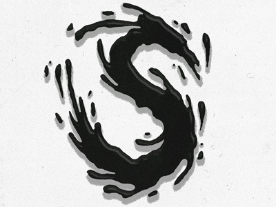 Type Fight - S doodle hand made hand writing type typography