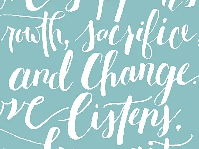 Love Is... calligraphy cursive handwritten type lettering love paul tripp quote swirls typography wall art