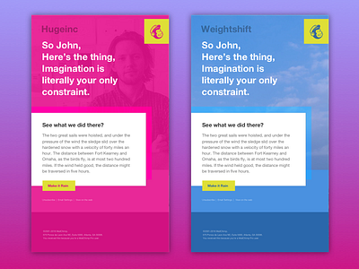Email Flow for MailChimp color data email mailchimp smart