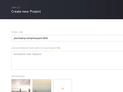 #090 | Create New app challenge clean create daily dailyui gallery interface new project projects ui