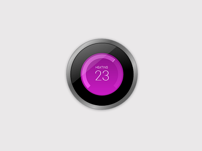 Settings - DailyUI #007 codepen dailyui nest settings thermostat