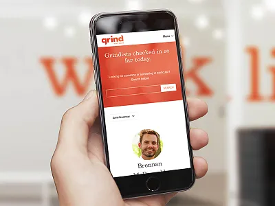 Harmonious Co-Working Community app design digital flat interaction orange site social ui ux website white