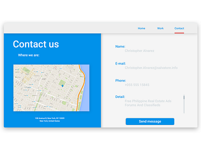Contact us 2d contact dailyui ui us