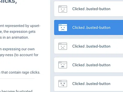 Rage Clicks emotion expression icon rage click