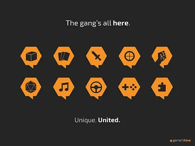 New Icons for Gamer's Hive gamers hive gaming icon set icons