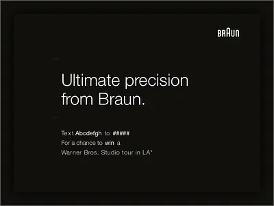Braun black braun dark gray grey helvetica marketing minimal