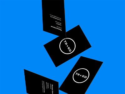 ThomKopic Business Cards business cards ijsthee stationary thomkopic visitekaartje visitekaartjes