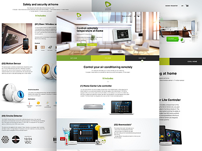 Smart Home dubai etisalat home engine landing page pakistan pixelzeesh smart home uae web interface website