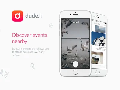 Event App Sneak Peek app camera chat event fun iphone