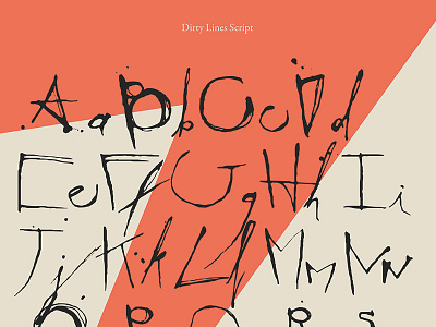 Dirty Lines Script free font font hand lettering lettering script true type font type typeface typography