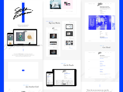 Stella Giovanni on Behance agency website ales nesetril behance behance project making of minimal agency minimal site video white white ui white webdesign