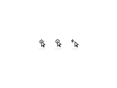 Cursor Icons arrow icon line rosek sliceberry ui