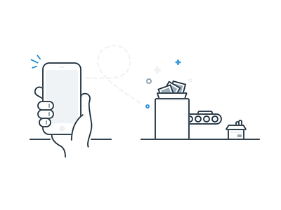Bundle Print Illustration app books bundle icon illustration phone print