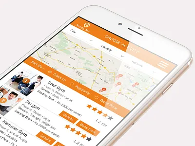 Jiyoactive App (GYM) splash uiux web designing