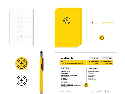 Studio Echt Branding branding ci corporate identity echt identity logo studio echt