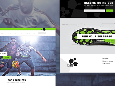 United World Soccer apparel e commerce green shoes soccer sports