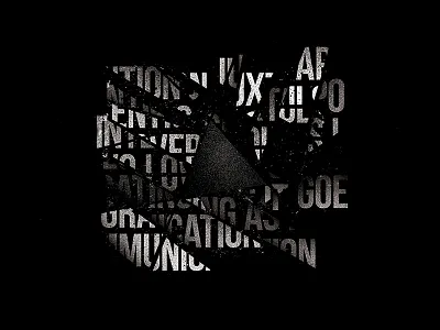 Humanity / Cuts abstract dark dotwork graphic noise poster texture typography