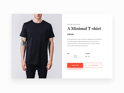 E-Commerce Shop (Single Item) card dailyui day012 design ecommerce ecommerce shop flat minimal product card single item typography ui