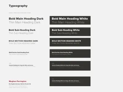 ChapmanU typography higher ed style guides typography