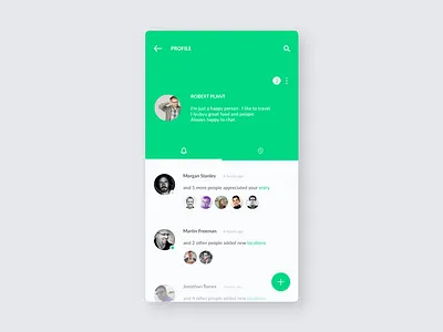 FindFood / Profile app application design food ios minimal mobile notification profile ui ux